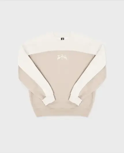 Divin By Divin Cream Wavy Crewneck