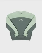 Divin By Divin Green Wavy Crewneck