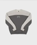 Divin By Divin Grey Wavy Crewneck