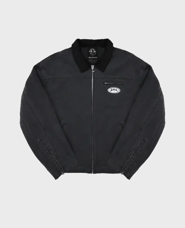 Divin by Divin Black Canvas Work Jacket